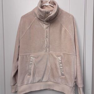 Athleta Recovery Cozy Snap Fleece Pullover